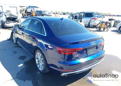 2019 Audi A4 45 Premium from USA, damaged, VIN WAUENAF43KN004876